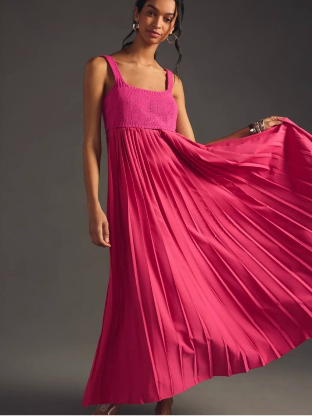 NWT Anthropologie Mare Mare Pleated Dress Small View 2